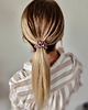 gumki do włosów Gumka jedwabna, scrunchie, gumka satynowa różowe złoto MINI 2