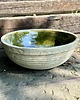 umywalki Umywalka Ceramiczna Nablatowa Ręcznie Robiona w Ciemnej Butelkowej Zieleni 2
