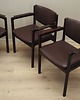 krzesła Komplet 4 foteli mahoniowych, produkcja: Dania 5