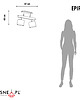 plafony Drewniana lampa sufitowa z regulowanymi kloszami EPIR ECO 2