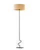 lampy podłogowe Designerska lampa podłogowa do salonu z rattanowym kloszem JERSEY BOHO 1