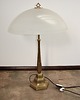 lampy stołowe Mosiężna lampa Art Deco lata 40.  2x E27  Szkło  Vintage 4