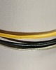 bransoletki na sznurku Lekkie Serduszko  v Gold Yellow Gray 1