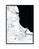plakaty Mapa Trójmiasta,  Plakat Trójmiasto,  Mapy miast 1