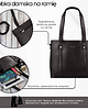 torby na ramię Torebka damska skórzana na ramię brązowa pojemna modna shopper bag T-41-BR 2