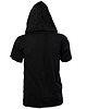 t-shirty męskie Czarny t-shirt z kapturem i nadrukiem ERROR 404 1