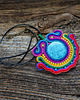 komplet biżuterii Etniczny wisiorek soutache 3