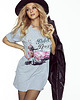 t-shirt damskie Koszulka T-SHIRT długi Rebel Bunny 3