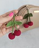 breloki Brelok wiśnia, Brelok do kluczy, Brelok dla dziecka 2