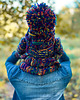 czapki damskie Czapka MERINO 50% EUFORIA ,,Pokojowe granaty" 1