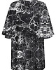 t-shirt damskie DR.CROW T-shirt Damski Oversize Marble Black 1