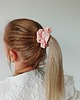gumki do włosów Satynowa gumka satynowa scrunchie owijka frotka brzoskwinia MIDI 2