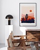 grafiki i ilustracje "Desert Landscape"- Nowoczesna Grafika Ścienna 2
