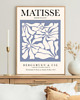 plakaty PLAKAT abstrakcyjny Matisse niebieski beżowy obraz 1