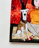 kafle i panele Kafle ceramiczne - kobieta i psy 3