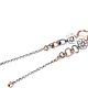 kolczyki srebrne Kolczyki srebrne Chain /flower/ vol.8 1