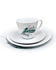 filiżanki Porcelanowy zestaw śniadaniowy Wawel, Polska lata 80.- set of 4 6