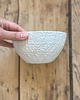 miski i misy Ceramiczna miseczka na owsiankę biała 2