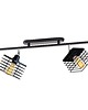 plafony Lampa sufitowa 2-płomienna czarna PARMA LOFT 2