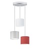 lampy wiszące Czarna lampa wisząca kaskadowa z regulacją długości kloszy PUEBLO 3xE27 6
