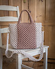 torby na ramię Makramowa torebka City Bag - perła/wrzos 7