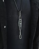 biżuteria męska Naszyjnik męski srebro 925 BLACK TURMALIN  kolekcja Stones 7