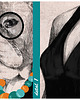obrazy Obraz drukowany z elegancką Panią Buldog 60x80 3