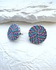 kolczyki soutache Ręcznie robione kolczyki spiralne  2