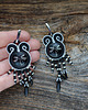 kolczyki soutache Srebrna wazka- kolczyki sutasz 4
