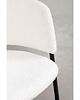 krzesła Krzesło Tapicerowane Krzesło Teddy Białe Omega 4