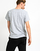 t-shirty męskie T-shirt męski gładki   z kieszonką " WILLIAM" szary w paski 2