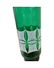 wazony Zielony, szklany wazon  VEB Kunst Glas Wasungen, Niemcy, lata 60. 4