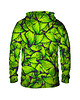 bluza z kapturem damska Damska Bluza z kapturem Butterfly Green 1