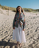 bluzki kimonowe damskie Kimono Bloom turkus SHORT 8