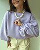bluza bez kaptura damska Bluza Enjoyable lavender 6