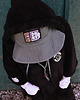 bluza z kapturem damska Poncho Biggy Da Black Smile 1