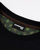 t-shirt damskie Koszulka damska panelowa MAPA czarna 2