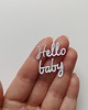 kartki scrapbooking Kartka Hello baby 2