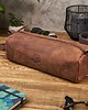 kosmetyczki SKÓRZANA KOSMETYCZKA VINTAGE PAOLO PERUZZI T-52-BR 1
