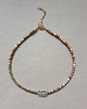 chokery Naszyjnik choker ROOTS jaspis obrazkowy, prasiolit, hematyt 3