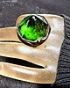 pierścionki - różne Zielony pierścień Magiczny. Zieleń to kolor nadziei Szklany handmade 8