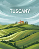 plakaty Plakat - Toskania 1