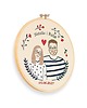 Ślub - inne Personalizowana pamiątka ślubna/zaręczynowa , haft w tamborku 8