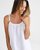 sukienki midi damskie Lniana Sukienka FLORA MIDI pure white 3