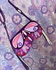 torby na ramię Torebka motyl  ćma skórzana z upcyklingu 5