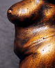 figurki i rzeźby Duża kobieta w metalicznym złocie ognistym, 14 cm, rzeźba z gipsu 5