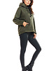 bluza z kapturem damska Bluza C223 khaki 4
