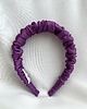 opaski do włosów Fioletowa marszczona opaska do włosów Iva 2