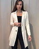 kardigany damskie Elegancki kardigan Ecru 1