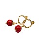 kolczyki z kamieniami Alloys Collection - Red koral vol. 2 kolczyki 1